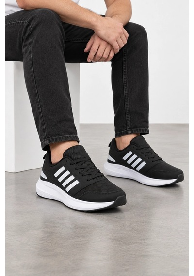 Ht Hotin Aeris Erkek Bağcıklı Günlük Sneaker Spor Ayakkabı Siyah-beyaz SİYAH-BEYAZ