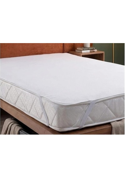 Bicomi Comfort Sıvı Geçirmez Köşe Lastikli 90x190 Pamuklu Alez Beyaz
