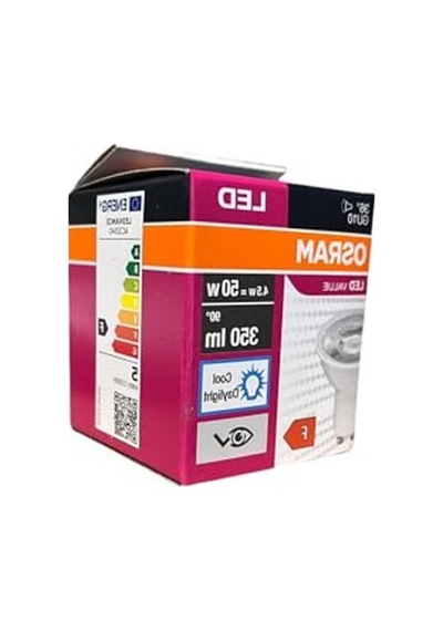 4.5w Gu10 Led Ampul, 6500k Beyaz Işık, 10'lu Ekonomik Paket, 15.000 Saat Ömür
