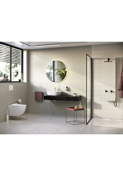 VitrA Root Round A42722 Lavabo Bataryası (Sifon Kumandalı) Krom