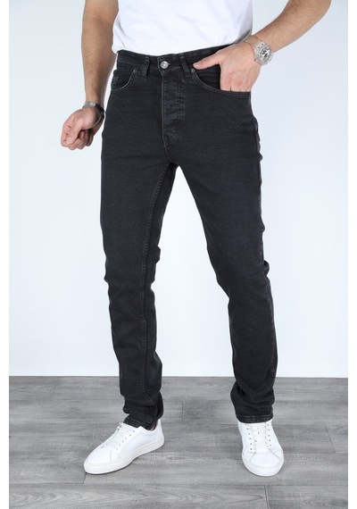 Myrab Denim Regular Kalıp Duman Renk Erkek Kot Pantolonu Gri