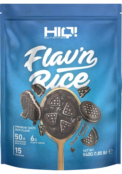 Hıq Flav'n Rice 840 G Dark Cookıe Flavored Kurabiye