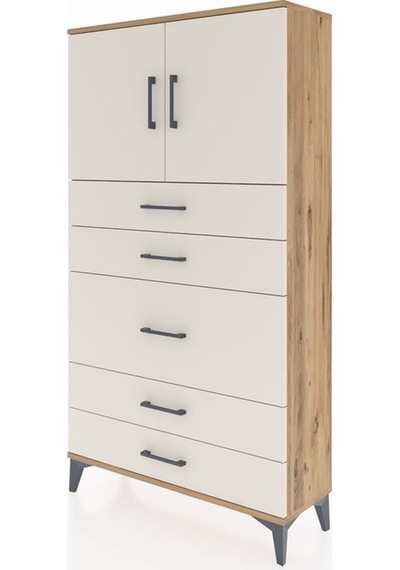 Arges Dolap 2 Raflı 5 Çekmeceli 2 Kapaklı 88x30x163 Çam-aytaşı Çam Arges Dolap 2 Raflı 5 Çekmeceli 2 Kapaklı 88x30x163 Çam-aytaşı Çam
