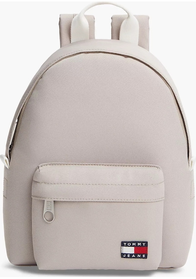 Tommy Hilfiger Kadın Marka Logolu Günlük Kullanıma Uygun Bej Sırt Çantası Aw0aw18648 Aep-13633 Bej