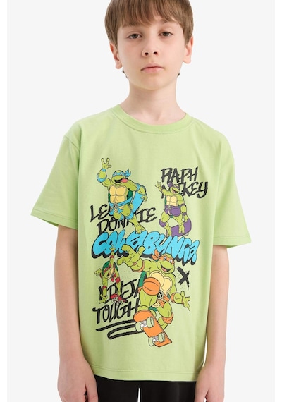 Defacto Erkek Çocuk Ninja Turtles-retro Pijama Takımı Kısa Kollu Üst Şort E6965a825hsgn597 Yeşil Defacto Erkek Çocuk Ninja Turtles-retro Pijama Takımı Kısa Kollu Üst Şort E6965a825hsgn597 Yeşil
