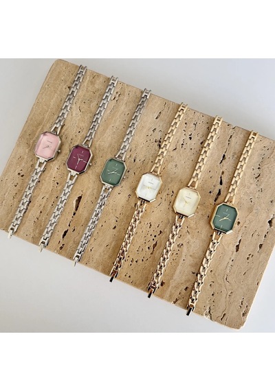 Savior Collection Amaris Silver Pembe Saat