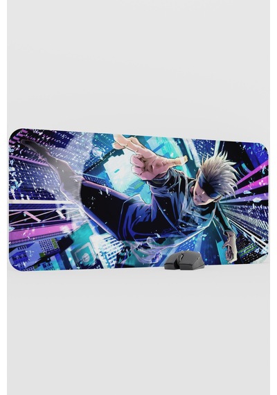 Jujutsu Kaisen Anime V3 - 90x40 Xxl Gaming Kauçuk Kaymaz Taban Mouse Pad Fare Altlığı