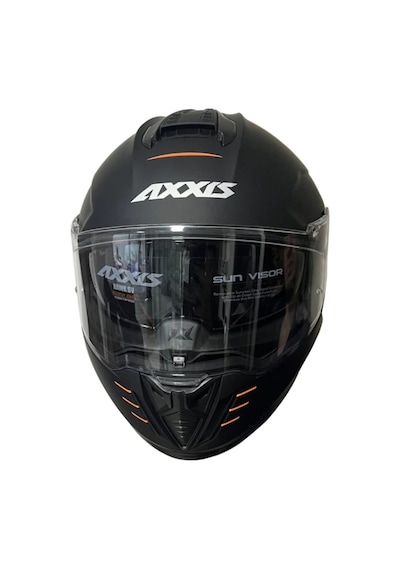 Axxis Hawk Full Face Güneş Vizörlü Motosiklet Kaskı Mat Siyah