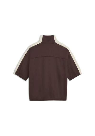 Puma T7 Short Sleeve Jacket Kahverengi Kadın Ceket