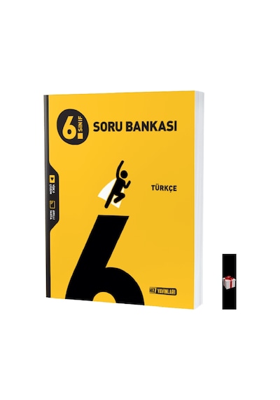 Hız Yayınları 6. Sınıf Türkçe Soru Bankası Hediyeli 2022-2023Yeni-Harry Potter Kitap Ayracı Hediye