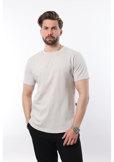 Madmext Madmext Taş Rengi Erkek Tişört 4951 Taş Rengi