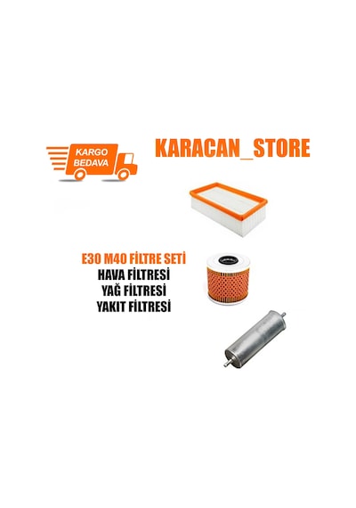 Bmw E30 M40 Filtre Seti - Filtre Bakım Seti
