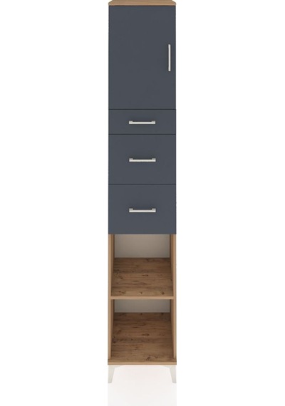 Hyperion Dolap 3 Raflı 3 Çekmeceli Tek Kapaklı 44x44x243 Çam-... Çam Hyperion Dolap 3 Raflı 3 Çekmeceli Tek Kapaklı 44x44x243 Çam-... Çam