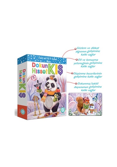 Circle Toys Kış Dokun Hisset Tanı- Touch And Feel Winter