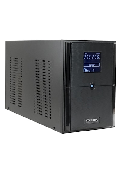 D-3000 3000va Lcd Kesintisiz Güç Kaynağı Line Interactive 4x12v 9ah Ups Ofis Kamera Sistem Çoklu Cihaz