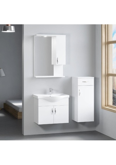 Denko Akyazı 35 Cm Mdf Beyaz Banyo Boy Dolabı Beyaz Denko Akyazı 35 Cm Mdf Beyaz Banyo Boy Dolabı Beyaz