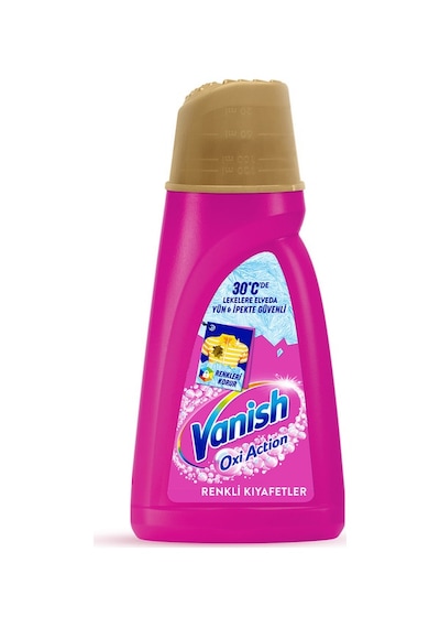 Vanish Oxi Action Renkliler İçin Deterjan ve Leke Çıkarıcı Sıvı 1 L