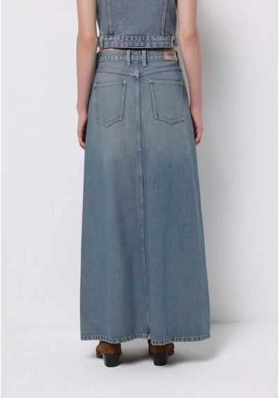 Colin's Colins Regular Fit Düz Fermuarlı Kadın Mavi Etek Cl1076013 Q1.v1 Dn44267 Denim