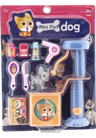 Evcil Hayvan Bakım Ve Oyun Seti Köpekli