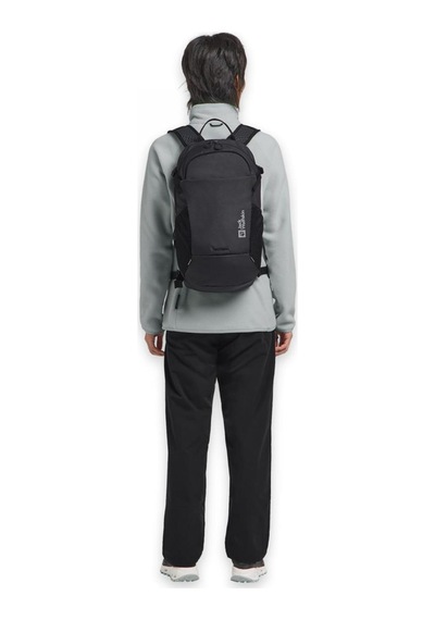 Jack Wolfskin A64003 Outdoor Sırt 10x27x45 Siyah Un Spor Çanta Siyah
