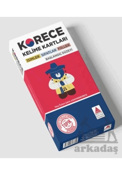 Korece Kelime Kartları İsimler, Sıfatlar, Fiiller Delta Kültür Yayınevi Ciltli