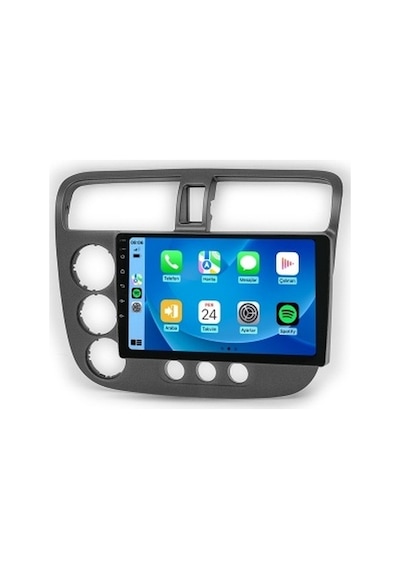 Aln Honda Civic V-tech 2001-2006 6gb Ram 128gb Hafıza 8 Çekirdek Carplay Android Multimedya 9"