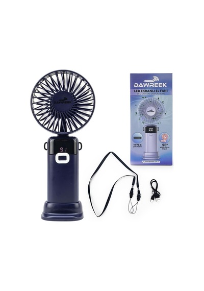 Dawreek Bt0259 Led Göstergeli El Fanı Lacivert