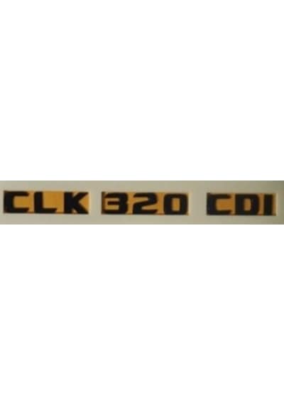 Mercedes Uyumlu Yazı Clk 320 Cdı Siyah