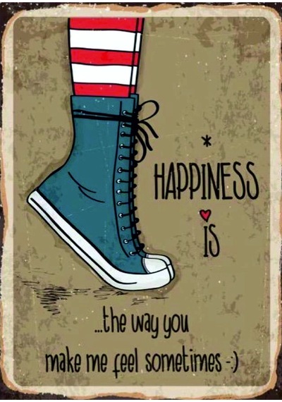 Happiness Is Ahşap Mdf Tablo Duvar Dekoru Eskitme Genç Odası Cafe Sevgiliye Hediyelik Tablo