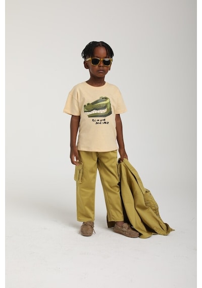 Xo Kids Erkek Çocuk Pantolon 1-4 Yaş 2596 Fıstık Yeşili