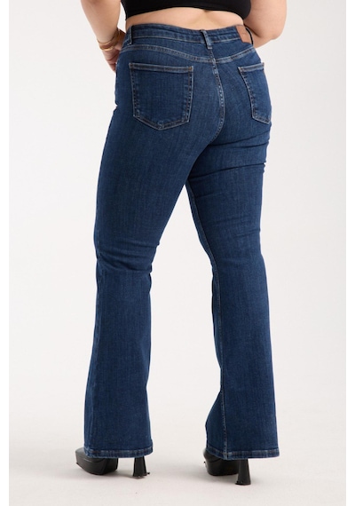 Lacarino 7579 Cındy Xl Kadın Jean Pantolon Dark Blue