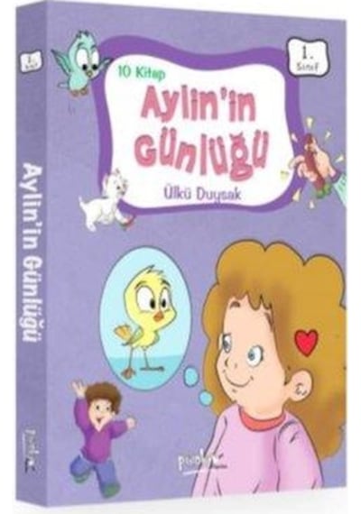 1.Sınıf Aylinin Günlüğü 10 Kitap Set - Pinokyo