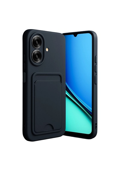 Uryport Realme Note 60 Kelvin Kartvizitli Silikon - Siyah