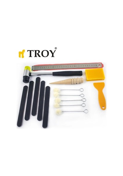 Troy 90018 Deri İşleme Alet Seti, 273 Parça