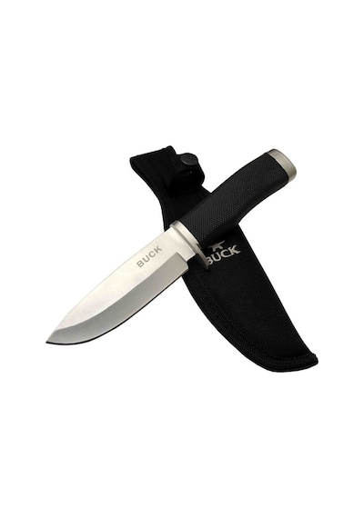 Buck Avcı Kamp Bıçağı 7-7 22 CM Gümüş - Siyah