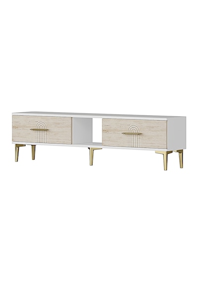 Tsa1515bt - İdatv150 Tv Stand, Tv Sehpası Beyaz - Traverten 150cm