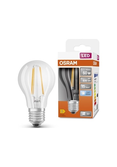 Kırık Beyaz Işık E27 6w Led Ampul Yüksek Işık Performansı