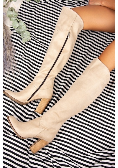 Fox Shoes Bej Kadın Çizme A654018002