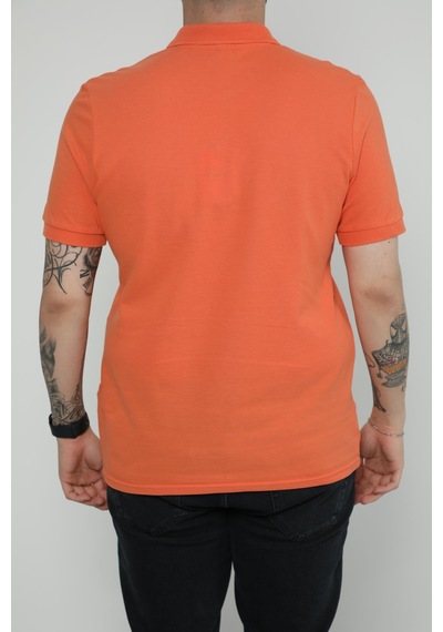 Hscstore Erkek Polo Yakalı Turuncu Tişört- 8420-turuncu Turuncu