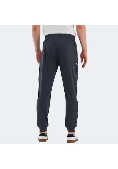 Slazenger RALUCA Erkek Fermuar Cepli Dar Paça Koyu Gri Eşofman Altı