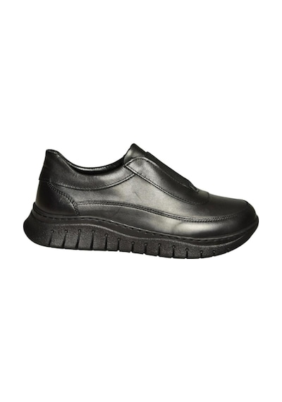Fox Shoes U555702403 Siyah Hakiki Deri Günlük Kadın Ayakkabı Siyah-hakiki Deri
