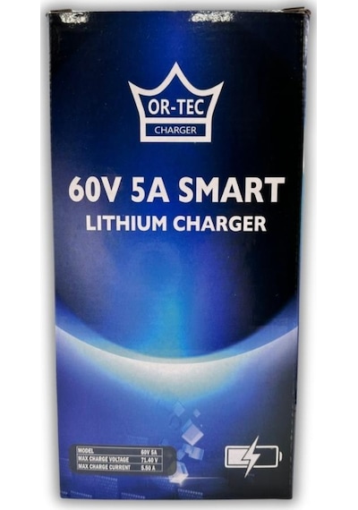 Ortec 60 V 5A Li-Ion Ve Lifepo4 Akıllı Lityum Akü Şarj Cihazı