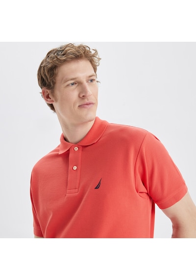 Nautica Nautıca Erkek Turuncu Classıc Fıt Kısa Kollu Polo K35000T 8Sc Turuncu