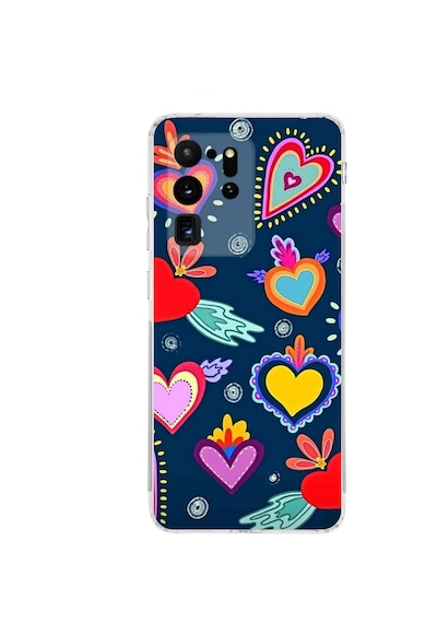 Samsung Galaxy S20 Ultra İle Uyumlu Retro Color 3 Kamera Korumalı Şeffaf Kılıf Şeffaf