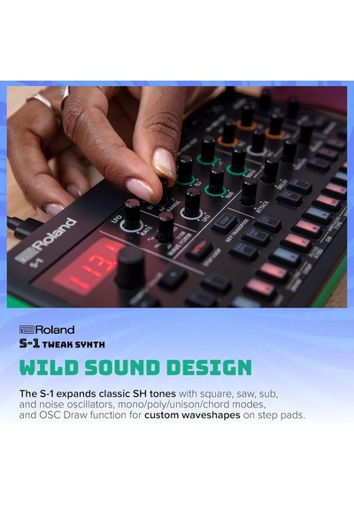 Roland Aira Compact S-1 Tweak Synth Modern Aletlerle Ultra Taşı