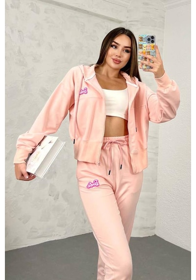 Koza Butik Kadın Barbie Baskılı Eşofman Takımı 3861-24 001