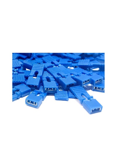 Koodmax-2 Pin 2.54Mm Uzun Tip Dişi Jumper - Mavi - 10 Adet