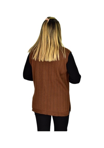 Kadın Cepli Triko Yelek Bgl-st03344 001