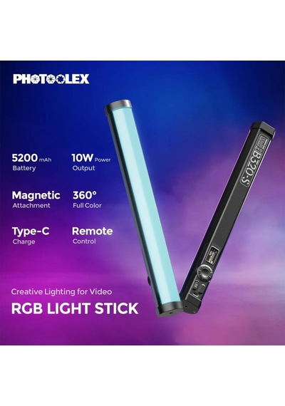 Photoolex B320s Rgb Manyetik Led Tube Light - B320s