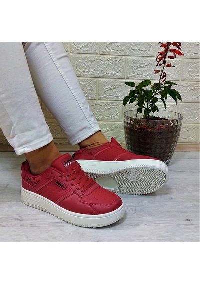 Kinetix Enner Pu Kiremit Comfort Fuspetli Atom Sneaker Spor Ayakkabı Kiremit